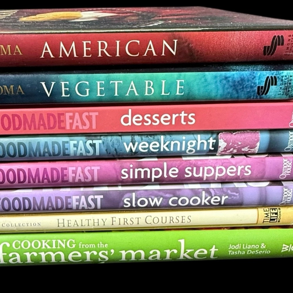 Williams and Sonoma Cookbook Mix Lot Of 8 Recipe Books
